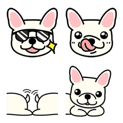 Cute French Bulldog-emoji