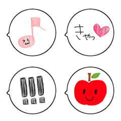 simple emoji comic