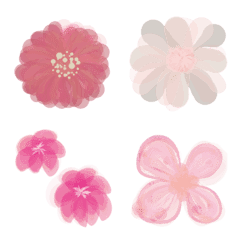 various flower&Feeling Emoji2