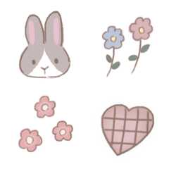 cute rabbit Emoji .