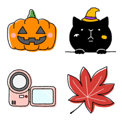 October & November Japanese Emoji