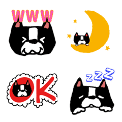 Boston terrier emoji