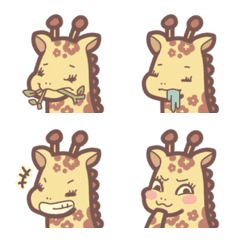 Floral giraffe Emoji