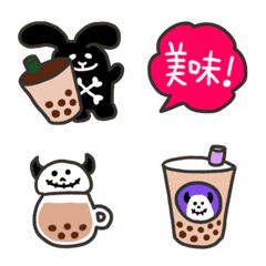 Rock rabbit and skull / Tapioca emoji