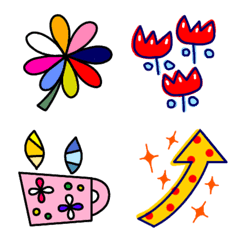 pop & cute colorful Emoji