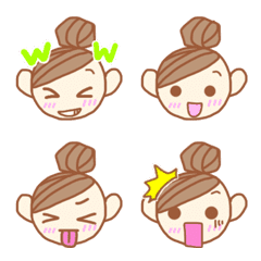 Girl's Emoji [bun]