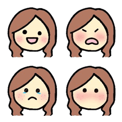 Soft and Fluffy Girl Emoji