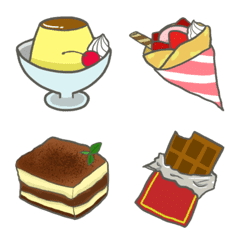Emoji of Western confectionery