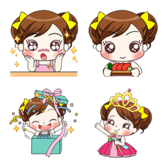 Miki Cutie Daily Emoji