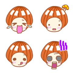 Girl's Emoji [mushroom hair]