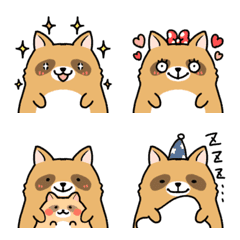 Very cute raccoon emoji