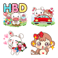 Bubu & Kiki Daily Emoji