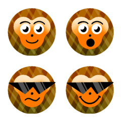 Handdrawn Little Monkey Emoji