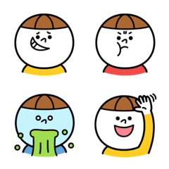 Boy Character Emoji Simple Illustration Line Emoji Line Store