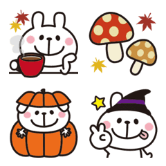 Rabbit Emoji (Autumn and Halloween)