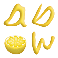 Mustard Lemon Sauce (a-z) Emoji Cute