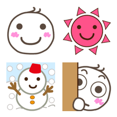 Simple and cute * Basic emoji 1*