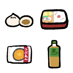 Emoji of Convenience store food