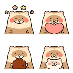 Very cute ferret emoji