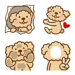 Putaro the Poodle  Emoji for photo