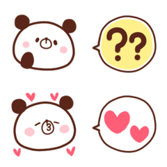 Cute Panda Emoji.