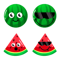 Handdrawn Watermelon Emoji