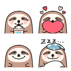 Very cute sloth emoji