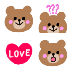 kawaii bear's emoji