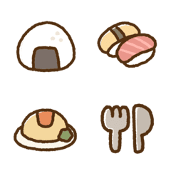 ゆるい食べもの絵文字