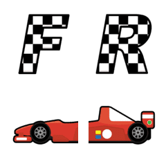 checkered flag style emoji