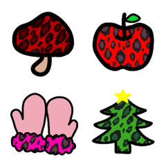 autumn and winter cawii emoji