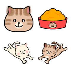 Fluffy cat emoji.
