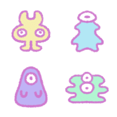 Emoji of Monsters5 [PASTEL]