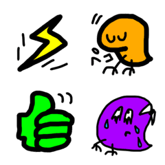 M and G emoji