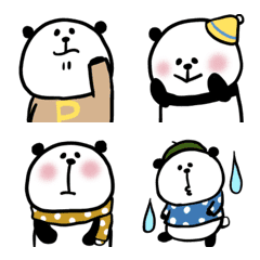 Panda-Chan Emoji(winter)