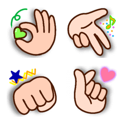 Hand sign ^_^ Happy Emoji4