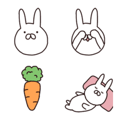 White rabbit  Simple emoji