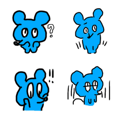 blue and blur rat
