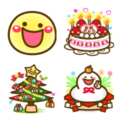 emojis for New Year.Christmas.Birthday