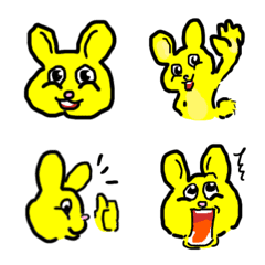 Happy yellow rabbit Ono