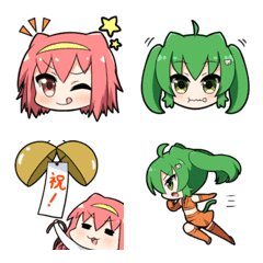 Kawaii Nekomimi girl emoji