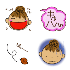  Makochi emoji conversation