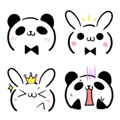 Emoji of pandas & rabbits3