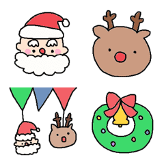 Happy christmas emoji