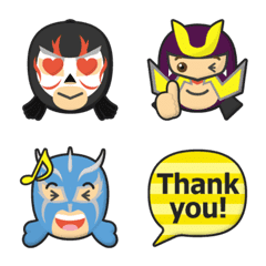 pro wrestling maskman emoji part3