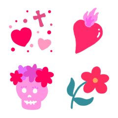 Kawaii Mexico heart