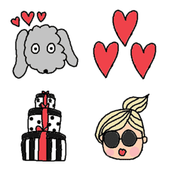 Adult cute useful emoji