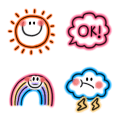 simple neon Emoji (4)