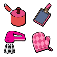 [ Cooking tools ] Emoji unit set of all