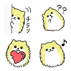  Cute pomeranian emoji